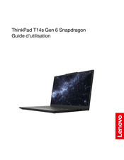 Lenovo ThinkPad T14s Gen 1 Guide D'utilisation