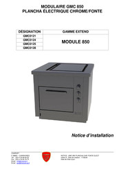 Charvet GMC 850 Notice D'installation