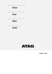 Atag OX9511HN Notice D'utilisation