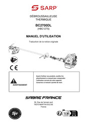 SARP HBC127S Manuel D'utilisation