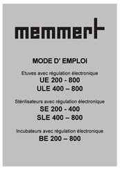 Memmert UE 200 Mode D'emploi