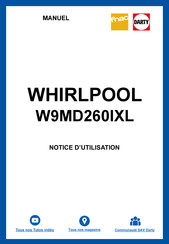 Whirlpool W9MD260IXL Guide Rapide