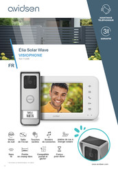 Avidsen Elia Solar Wave VISIOPHONE Mode D'emploi