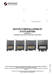 Artense KW0100SF Notice D'installation Et D'utilisation