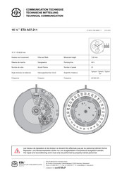 eta A07.211 Mode D'emploi