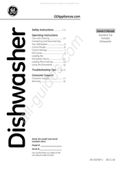 GE GSC3500D35BB Manuel Du Propriétaire