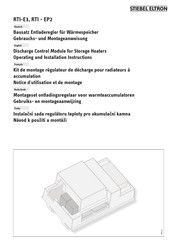 Stiebel Eltron RTI-E3 Mode D'emploi