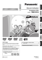 Panasonic DIGA DMR-ES16 Manuel D'utilisation