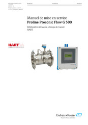 Endress+Hauser Proline Prosonic Flow G 300 Manuel De Mise En Service