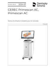 Dentsply Sirona CEREC Primescan AC Notice D'utilisation