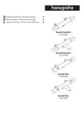 Hansgrohe Ecostat Fine 13328 0 Serie Mode D'emploi / Instructions De Montage