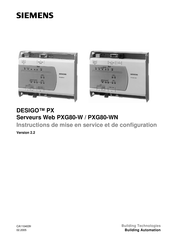 Siemens DESIGO PXG80-WN Instructions De Mise En Service