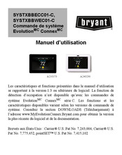 Bryant Evolution Connex SYSTXBBWEC01-C Manuel D'utilisation