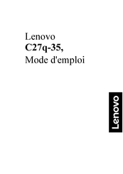 Lenovo C27q-35 Mode D'emploi