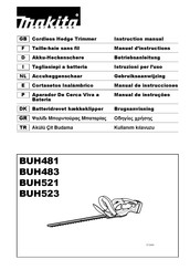 Makita BUH521 Manuel D'instructions