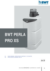 BWT PERLA PRO XS Serie Instructions De Montage Et D'utilisation