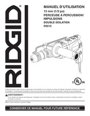 RIDGID R5010 Manuel D'utilisation