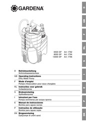 Gardena 6500 SP Mode D'emploi