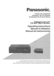 Panasonic CX-DP801EUC Manuel D'utilisation