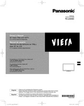 Panasonic Viera TC-L3232C Mode D'emploi