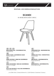 hjh OFFICE SCANDI 661010 Instructions De Montage Et D'utilisation