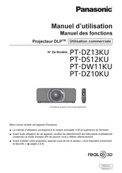 Panasonic PT-DZ13KU Manuel D'utilisation