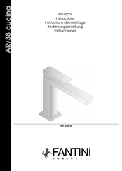 Fantini Rubinetti AR/38 cucina 3351SF Instructions De Montage