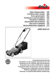 Grizzly ARM 2433-21 Traduction De La Notice D'utilisation Originale