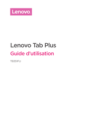 Lenovo Tab Plus Guide D'utilisation