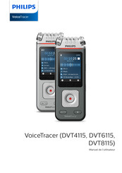 Philips VoiceTracer DVT6115 Manuel De L'utilisateur