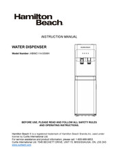Hamilton Beach HBWC114-SSWH Manuel D'instructions