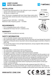 Natec NTO-2051 Mode D'emploi