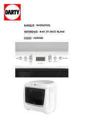 Whirlpool MAX 25 DECO Mode D'emploi