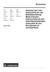 Ariston AIF 9.7F AB Mode D'emploi