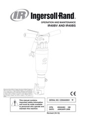 IR IR40BS Exploitation Et Entretien