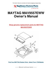 Maytag MAV-39 Guide De L'utilisateur