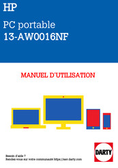 HP 13-AW0016NF Manuel De L'utilisateur