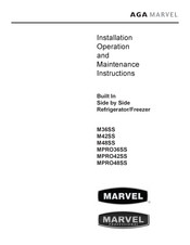 AGA MARVEL MPRO48SS Instructions D'installation, D'utilisation Et D'entretien