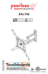 peerless-AV SmartMount LT SAL746 Manuel D'utilisation