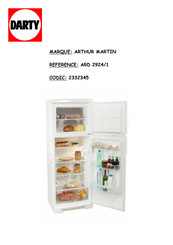 Electrolux ARTHUR MARTIN ARD 2924/1 Notice D'utilisation