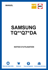 Samsung TQ Q7 DA Serie Guide Utilisateur