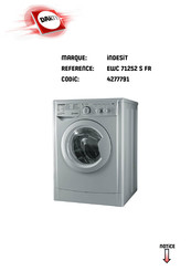 Indesit EWC 71252 Mode D'emploi