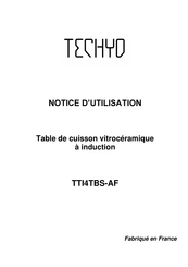 TECHYO TTI4TBS-AF Notice D'utilisation