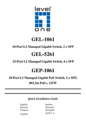 LevelOne GEP-1061 Guide D'installation Rapide