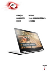 Lenovo 80R50091FR Guide De L'utilisateur