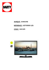 Samsung UE27D5000 Manuel D'utilisation