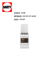 FAURE CGC 420W Notice D'utilisation