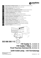 Westfalia Automotive 322 088 300 113 Notice De Montage Et D'utilisation