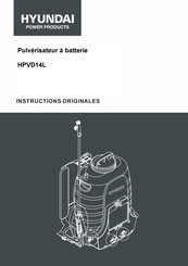 Hyundai power products HPVD14L Instructions Originales