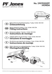 PF Jones 19070502PF Instructions De Montage